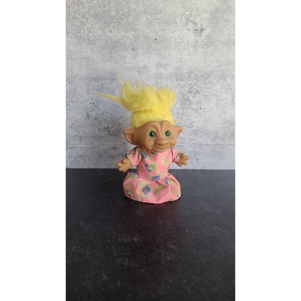 Floral Outfit Troll Doll